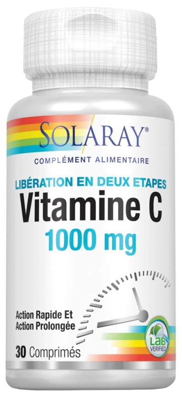 Solaray Vitamin C 1000mg 30 Tablets