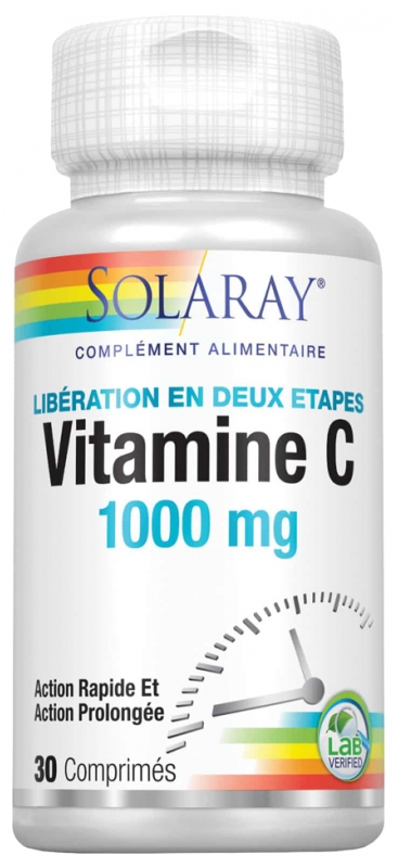 Solaray Vitamine C 1000 Mg 30 Comprimes