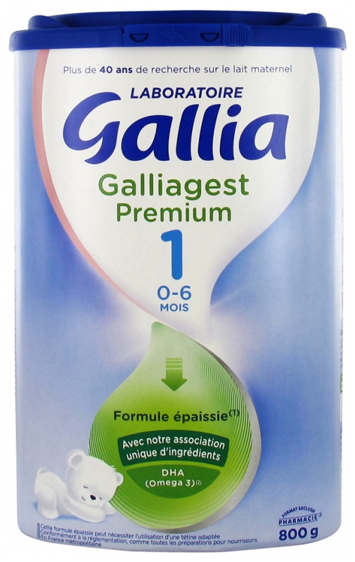 Gallia Galliagest Premium 1er Age 0 6 Mois 800 G