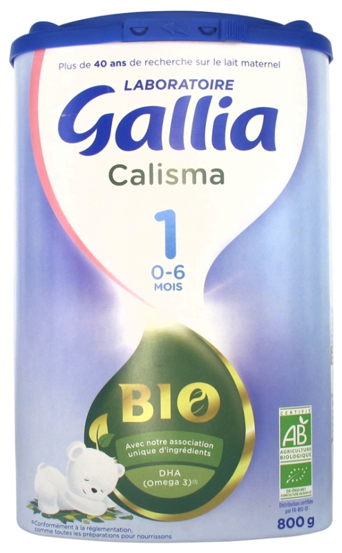 Gallia Calisma 1er Age 0 6 Mois Bio 800 G