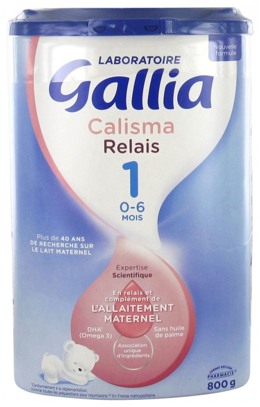 Gallia Calisma Relais 1er Age 0 6 Mois 800 G