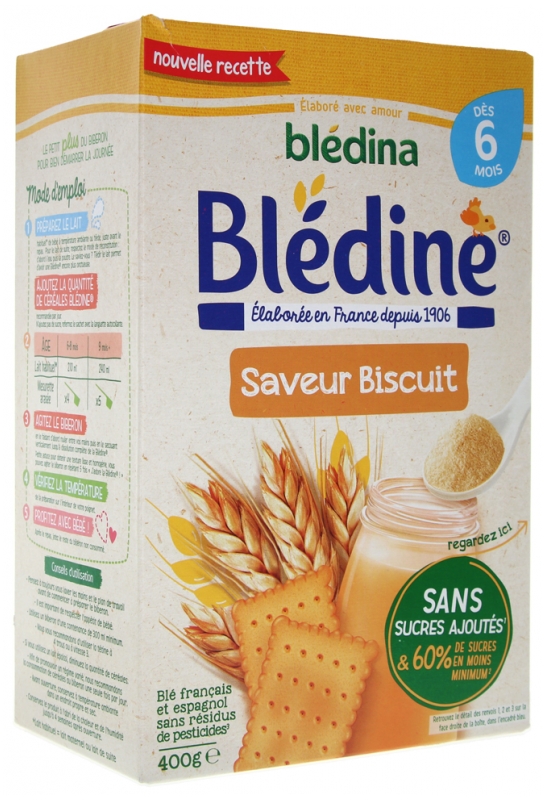 Bledina Bledine Saveur Biscuit Des 6 Mois 400 G