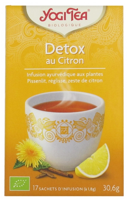 Yogi Tea Detox With Lemon 17 Sachets