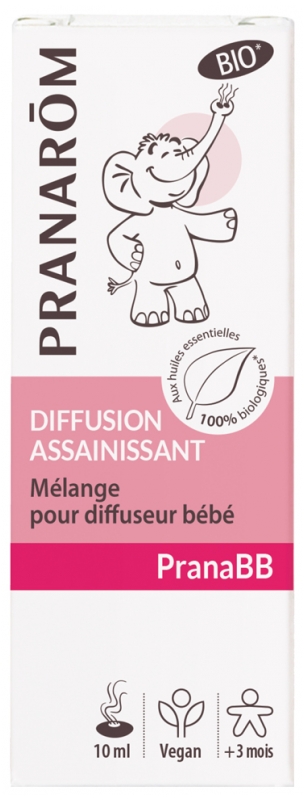 Pranarom Pranabb Diffusion Sanitizing Mix For Baby Diffuser Organic 10ml