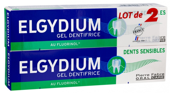 elgydium whitening toothpaste 2 x 75ml