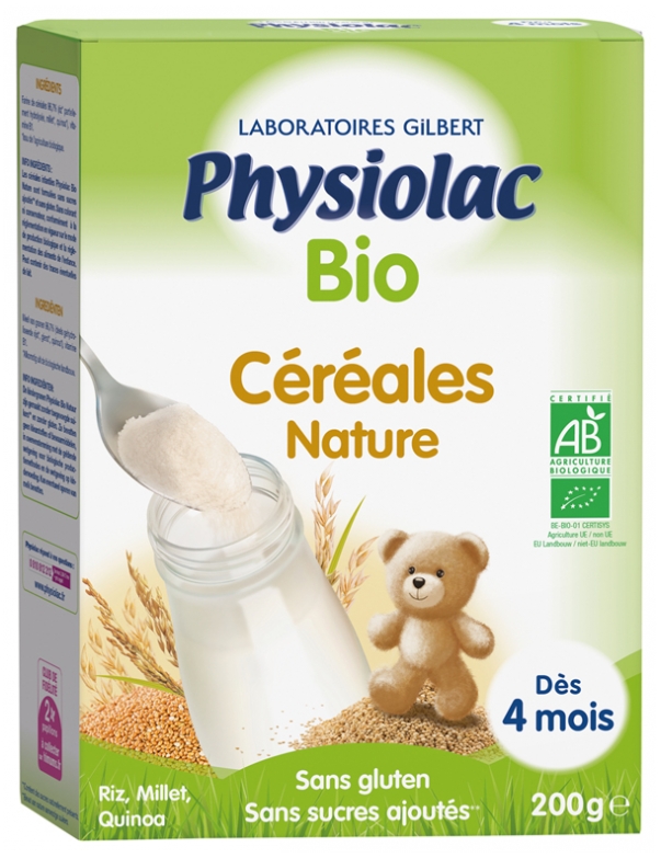 Physiolac Bio Cereales Des 4 Mois 0 G