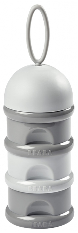 Beaba Boite Doseuse De Lait Empilable Couleur Gris