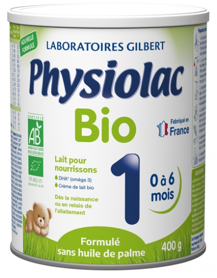 Physiolac Bio 1 0 A 6 Mois 400 G