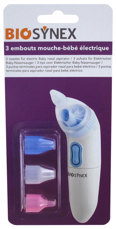 Biosynex 3 Nozzles For Electric Baby Nasal Aspirator