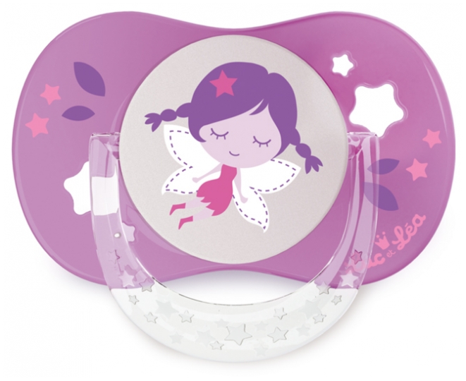Luc Et Lea Sucette Silicone Anatomique Avec Anneau 18 Mois Et Speciale Nuit Modele Fee