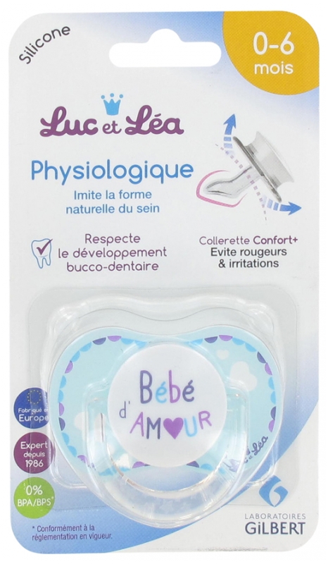 Luc Et Lea Physiological Silicon Soother With Ring 0 6 Months