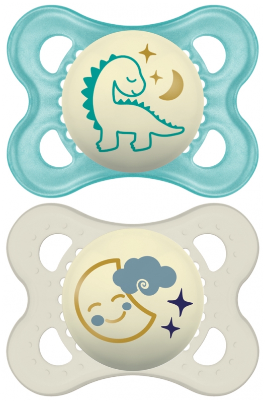 MAM Night 2 Silicone Anatomic Dummies 06 Months