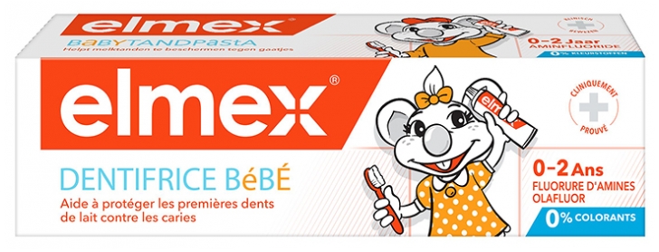 Elmex Dentifrice Bebe 0 2 Ans 50 Ml