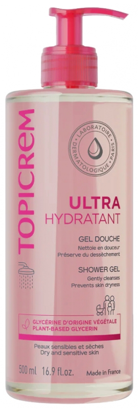 Topicrem Gel Nettoyant Douceur Corps & Cheveux 500 ml