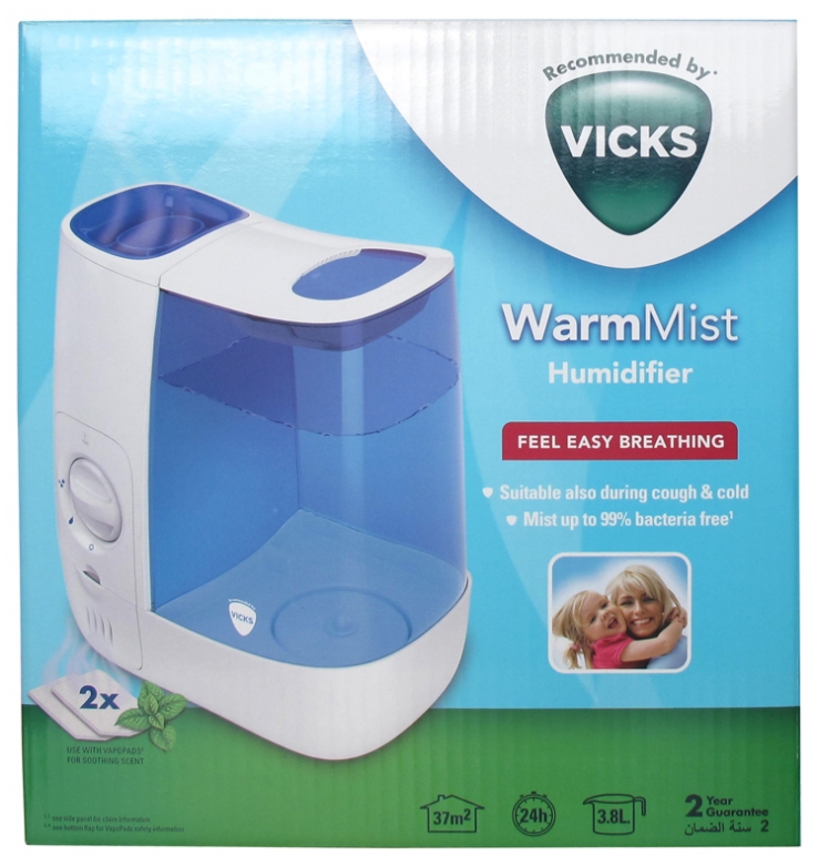 Vicks Air Humidifier with Hot Steam VH845E2