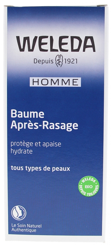 lotion après rasage weleda