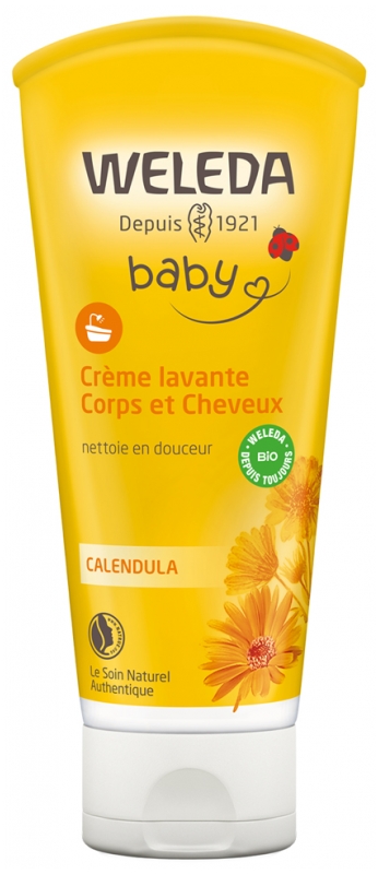 Weleda Baby Creme Lavante Corps Et Cheveux Calendula 0 Ml