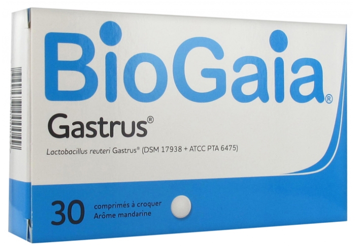 BioGaia Gastrus 30 Tablets to Crunch