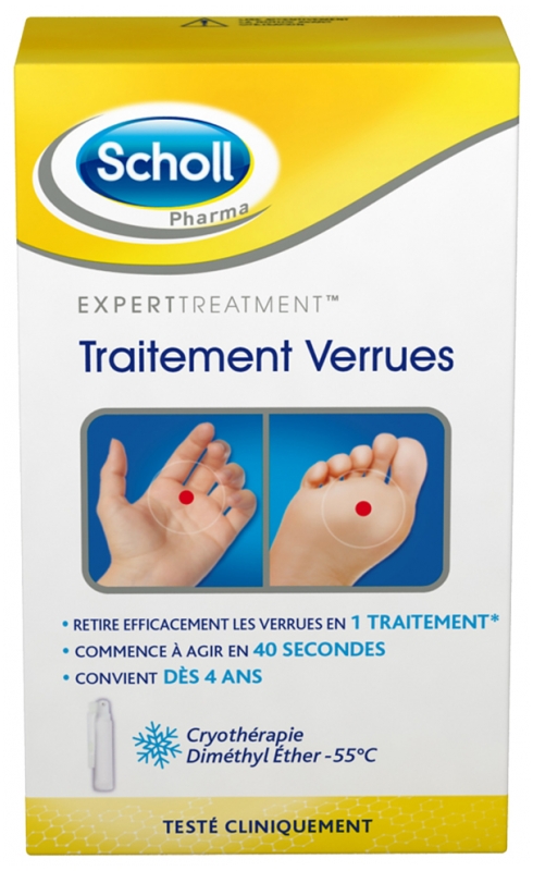 Scholl Traitement Verrues Pieds Mains 80 Ml