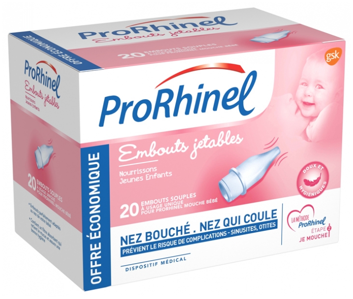 Prorhinel Embouts Jetables Souples Pour Mouche Bebe