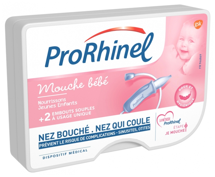 Prorhinel Mouche Bebe 2 Embouts Souples