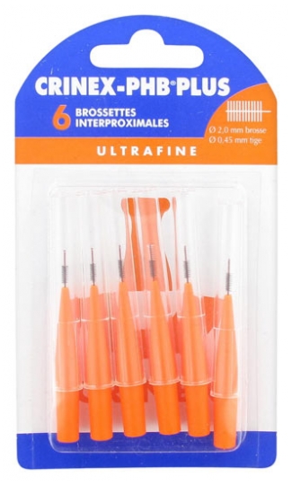 Crinex Phb Ultrafine Plus 0.7 6 Brossettes Interproximales