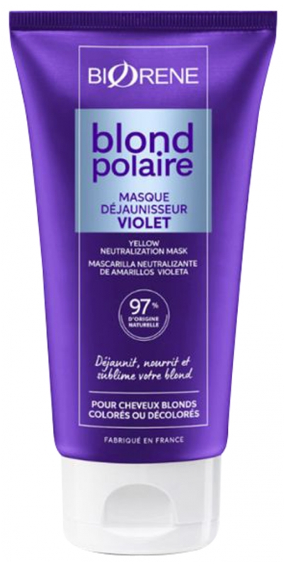 Biorène Blond Polaire Masque Déjaunisseur Violet 150 ml