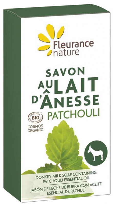 Fleurance Nature Savon Lait d'Ânesse Patchouli Bio 100 g