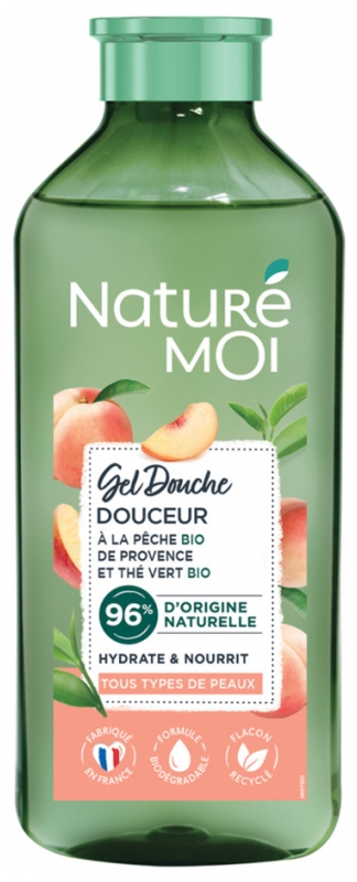 Naturé Moi Gel Douche Douceur Pêche et Thé Vert Bio 250 ml