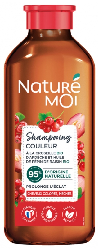 Naturé Moi Shampoing Couleur Groseille & Huile de Pépin de Raisin 250 ml