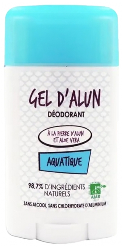 Gel d'Alun Déodorant Parfum Aquatique 50 ml