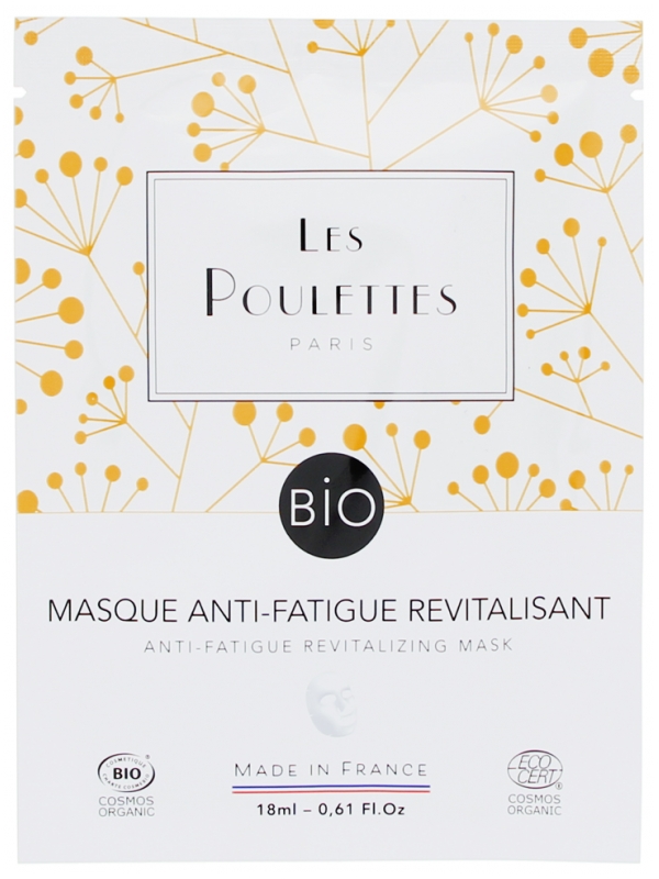 Les Poulettes Paris Masque Anti-Fatigue Revitalisant Bio 18 ml