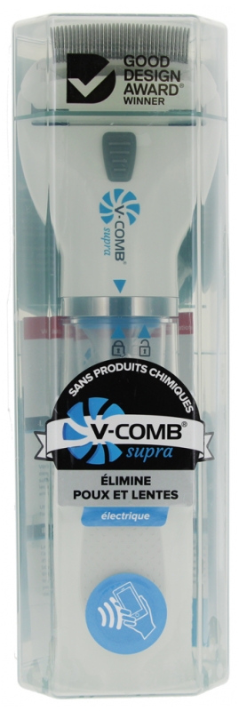 Licetec V-Comb Supra Peigne Électrique Aspirateur Anti-Poux