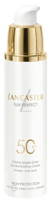 Lancaster Sun Perfect Crème Solaire Visage Éclat SPF50 50 ml