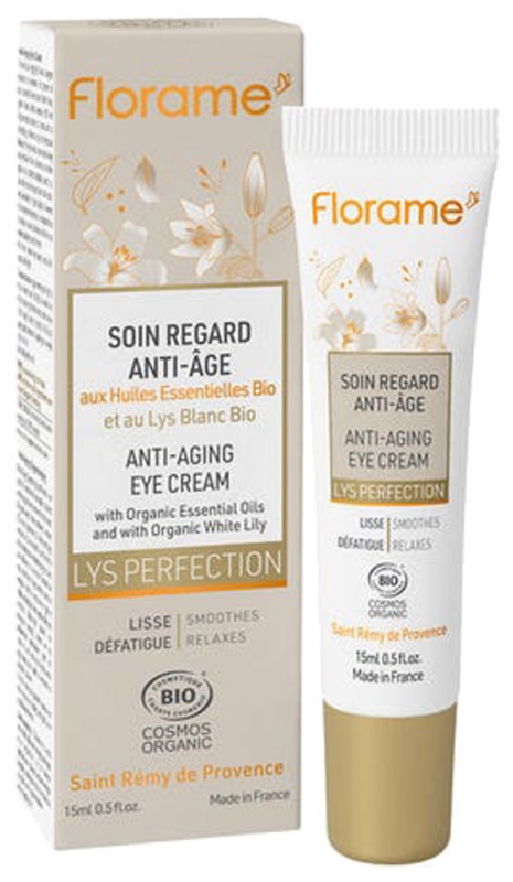 Florame Lys Perfection Soin Regard Anti-Âge Bio 15 ml
