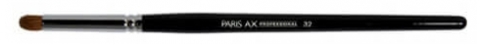 Parisax Pro Pinceau Paupières Pompon Noir Parisax
