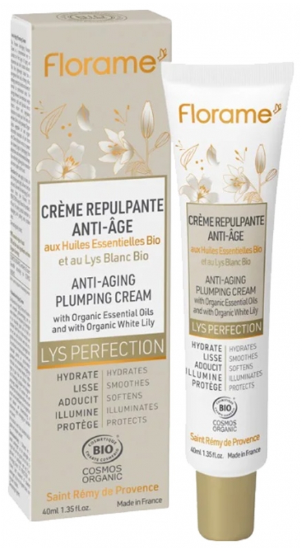 Florame Lys Perfection Crème Repulpante Anti-Âge Bio 40 ml