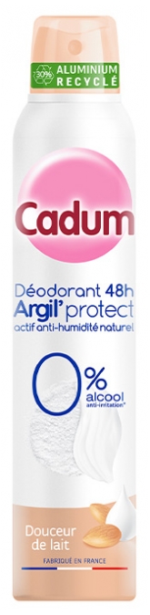 Cadum Argil'Protect Déodorant 48H Douceur de Lait Spray 200 ml