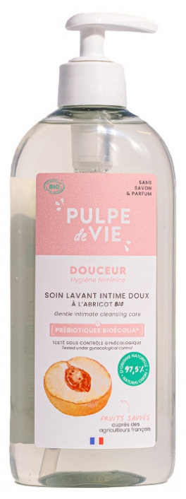 Pulpe de Vie Soin Lavant Intime Doux Abricot Bio 400 ml 1