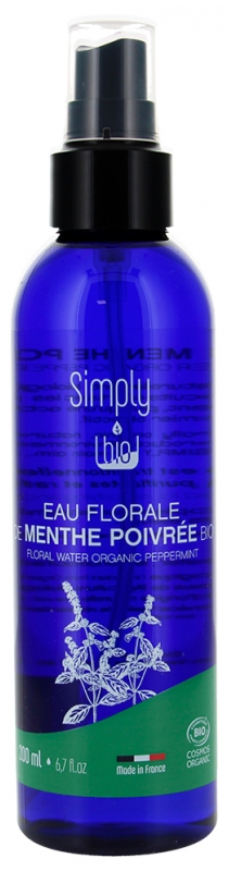 Simply Bio Eau Florale de Menthe Poivrée Bio 200 ml