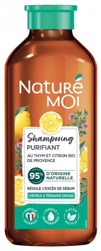 Naturé Moi Shampoing Purifiant Thym et Citron Bio 250 ml
