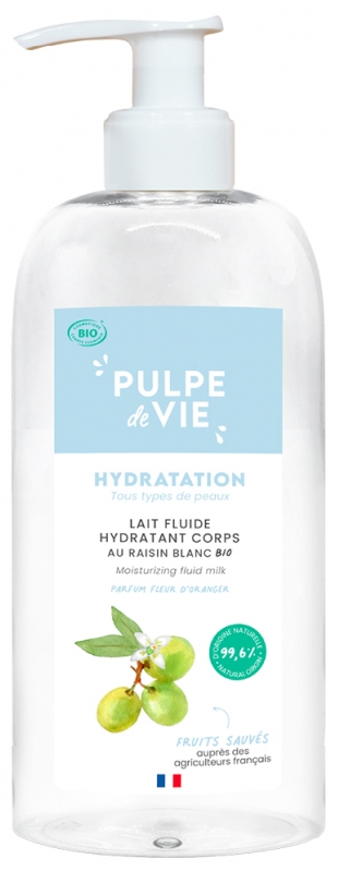Pulpe de Vie Lait Corps Hydratant Fleur d'Oranger Bio 400 ml 2