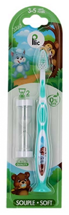Plic Dental Kids Brosse à Dents Souple Enfant 3-5 Ans