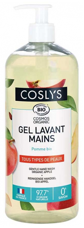 Coslys Gel Lavant Mains Pomme Bio 1 L