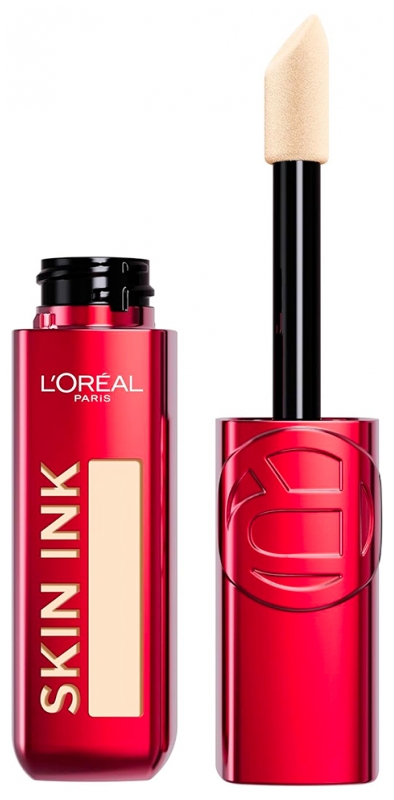 L'Oréal Paris Infaillible Skin Ink Fond de Teint Correcteur 2en1 15 ml - Teinte : 40 Warm Doré