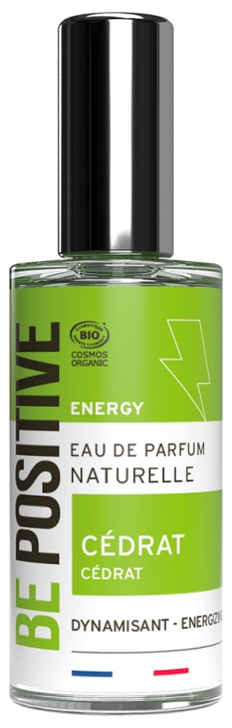 Be Positive Energy Eau de Parfum Cédrat Dynamisant Bio 50 ml