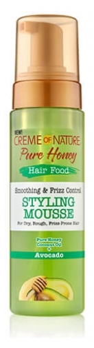 Creme of Nature Mousse Coiffante Pure Honey Hair Food Avocado Creme of Nature 207ml