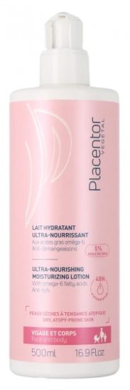Placentor Végétal Lait Hydratant Ultra-Nourrissant 500 ml