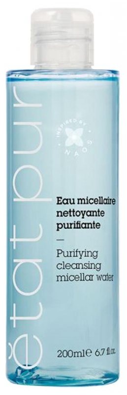 Etat Pur Eau Micellaire Démaquillante Purifiante 200 ml (à consommer de préférence avant le 30/06/2026)