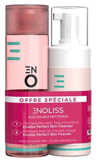 Codexial Enoliss Perfect Skin Cleanser Eau Micellaire 200 ml + Skin Foamer 150 ml (à consommer de préférence avant le 01/09/2026)